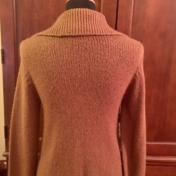 Wool blend AWESOME brown sweater, size M - Picture 7 of 8